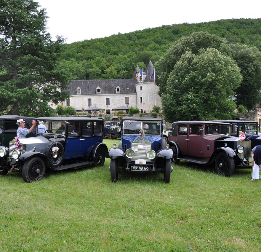 Rolls-Royce Enthusiast's club in La Fleunie - Château la fleunie